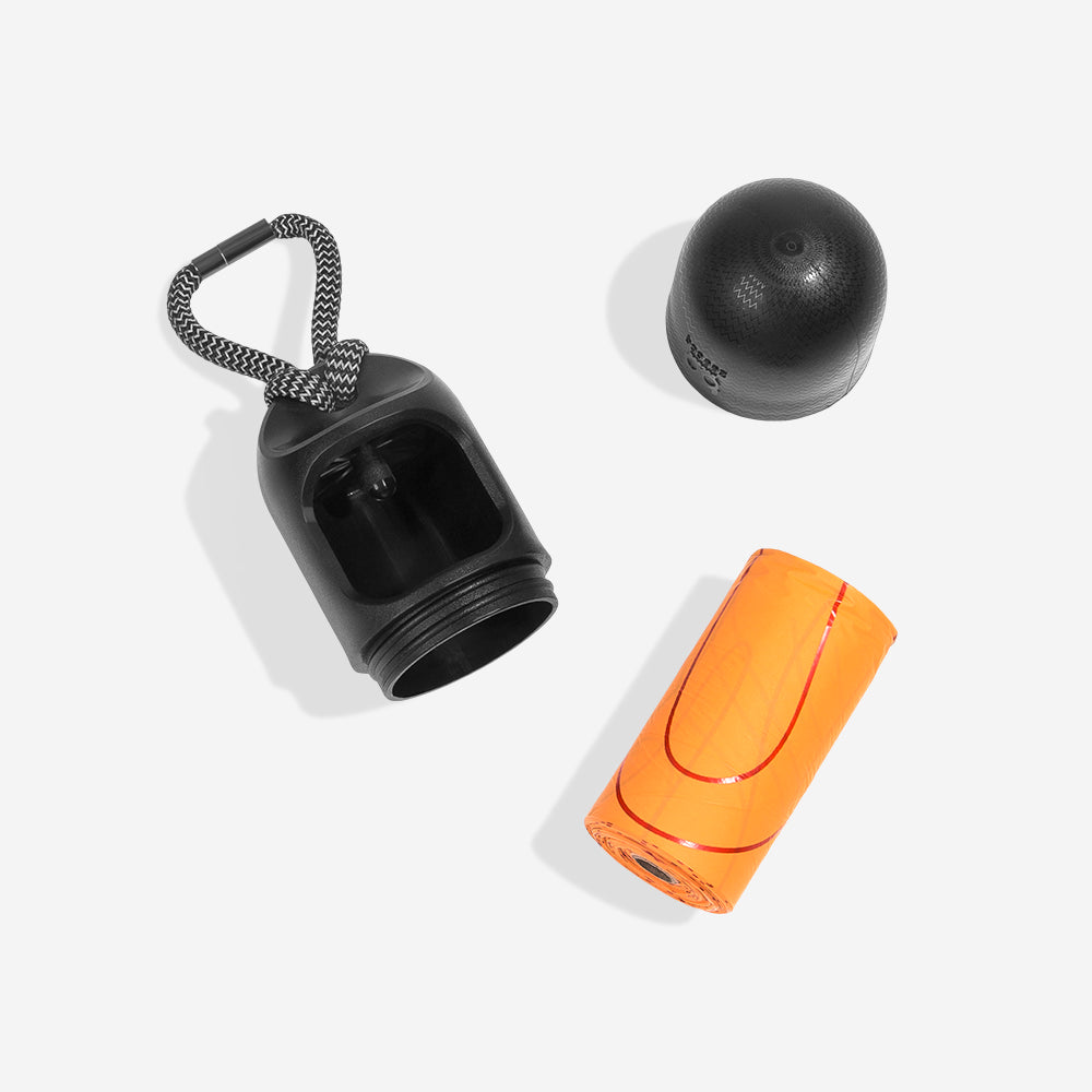 POOP BAG DISPENSER BLACK 2.0