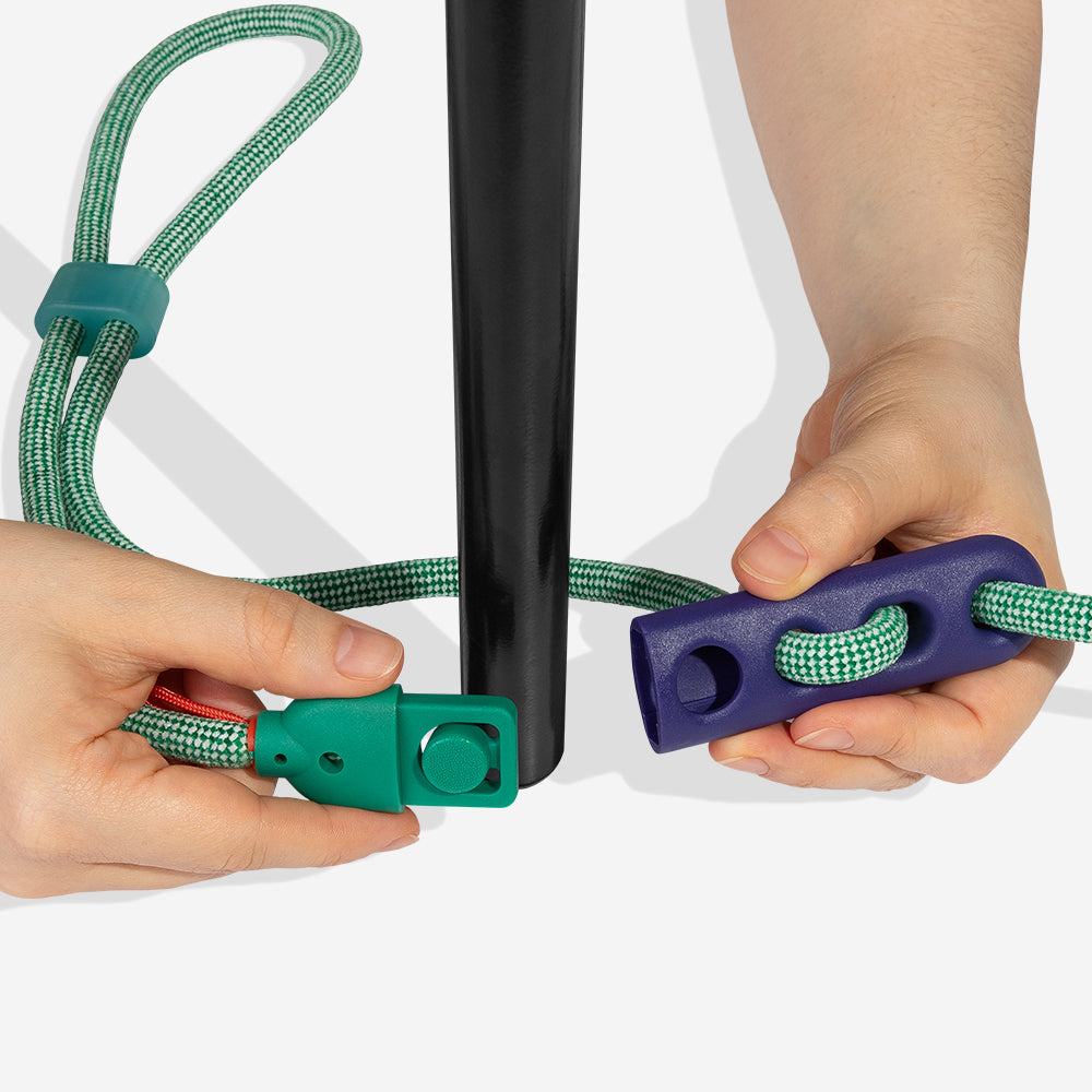 Velvet Vibes Vert Handsfree Leash