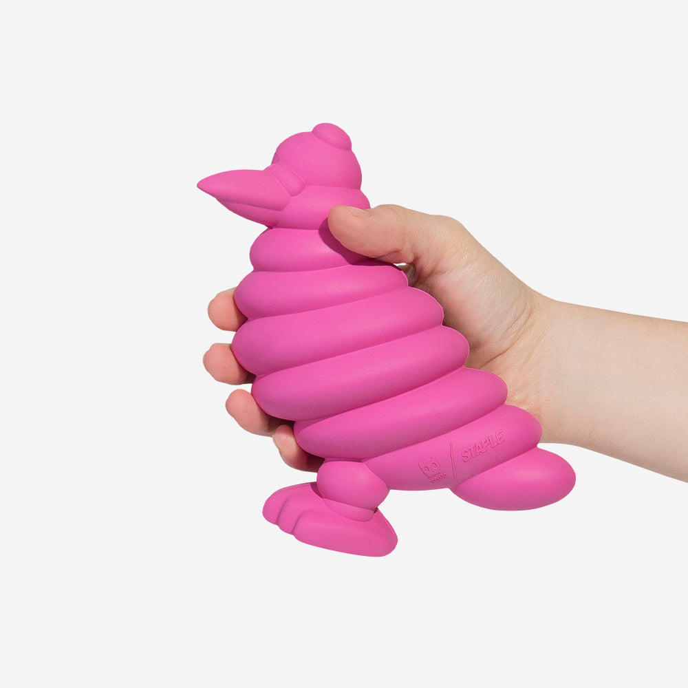 STAPLE PIGGEON RUBBER TOY