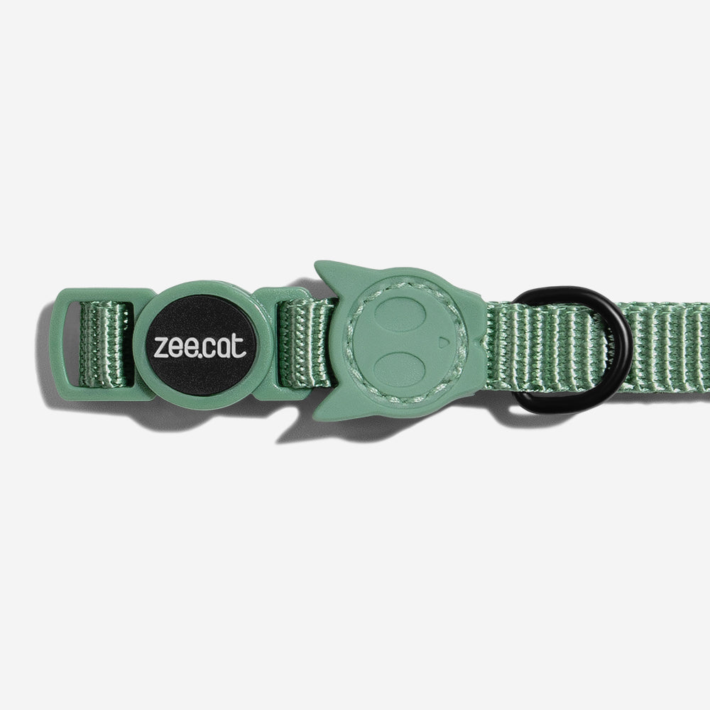 ARMY GREEN CAT COLLAR