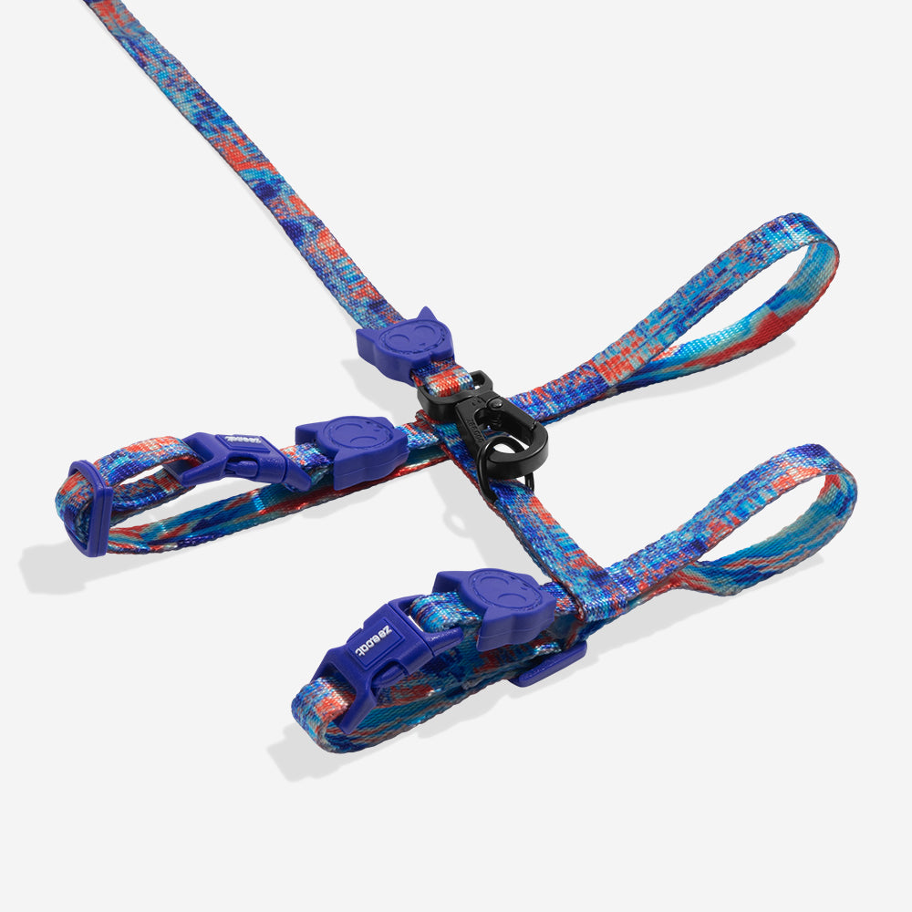 GLITCH ERROR #404 CAT HARNESS + LEASH