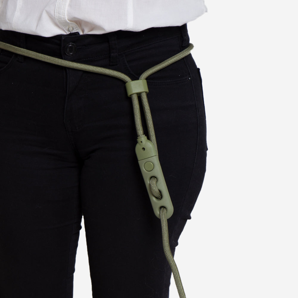 ARMY GREEN HANDSFREE LEASH