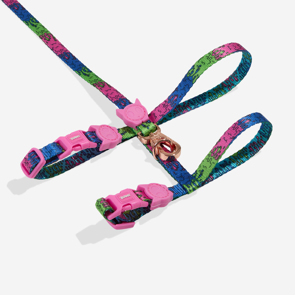 LORDS OF ZEE.TOWN MELTED HARNESS + LEASH SET