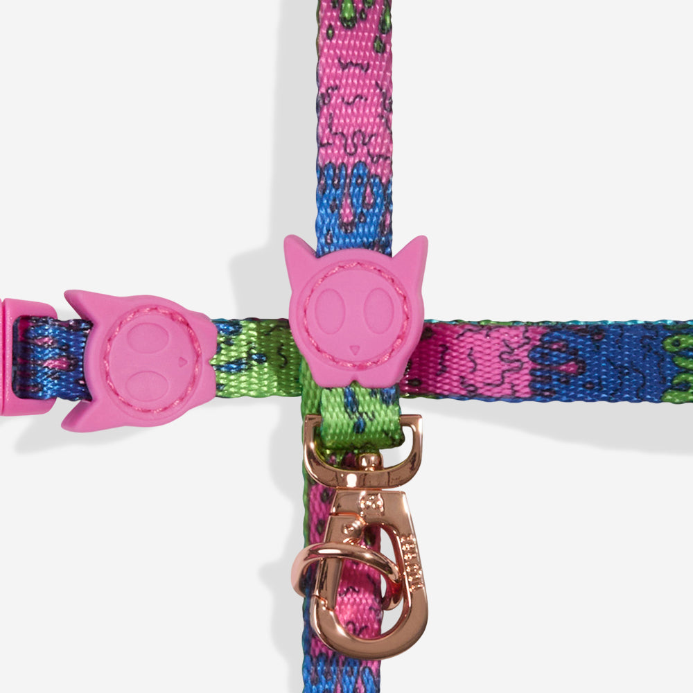 LORDS OF ZEE.TOWN MELTED HARNESS + LEASH SET