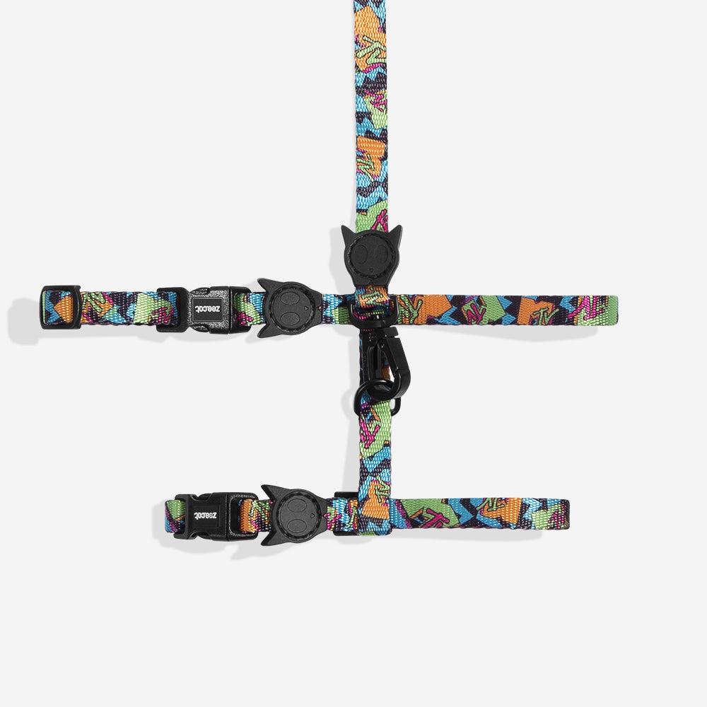 ZEE.CAT MTV HARNESS + LEASH SET