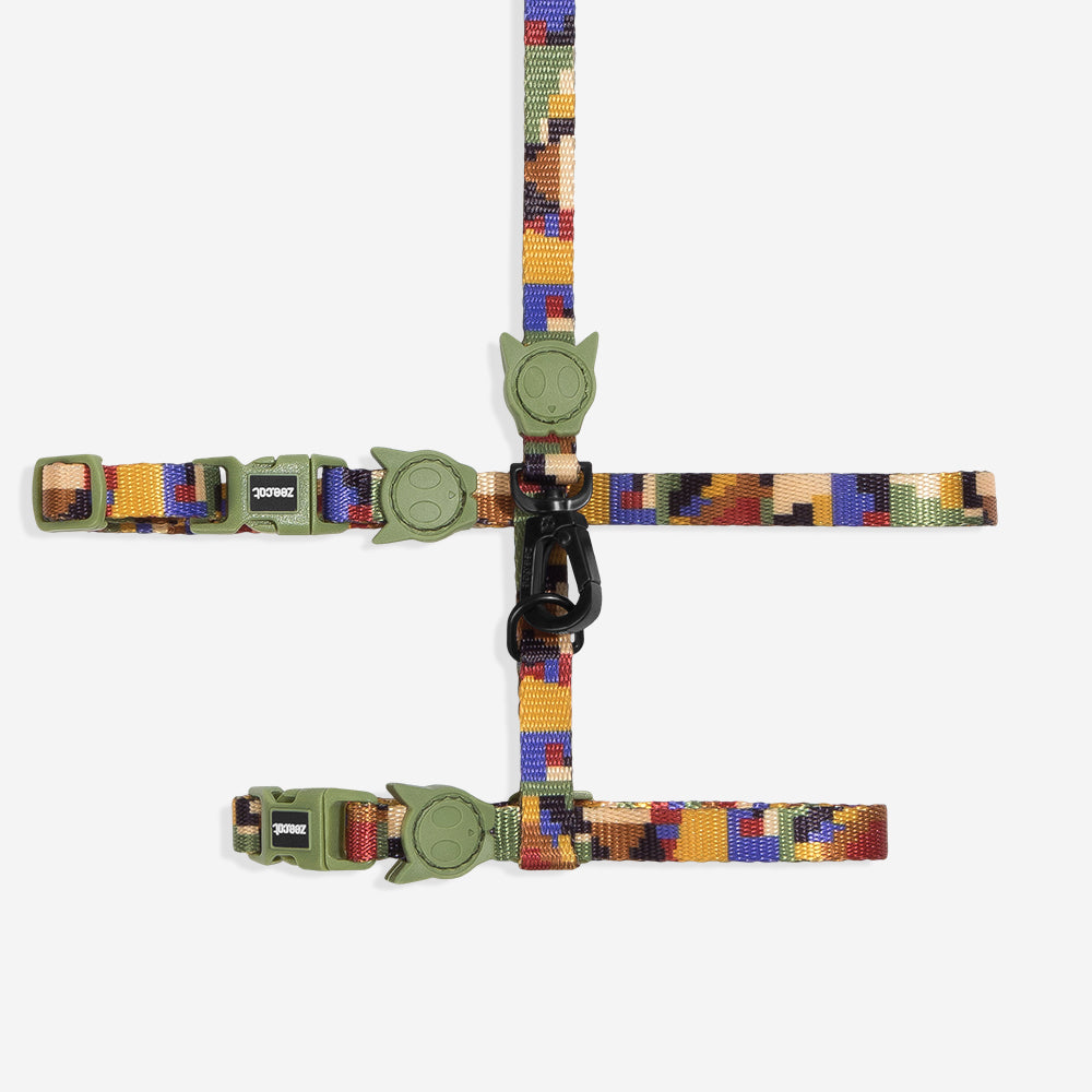PIXEL CAT HARNESS + LEASH