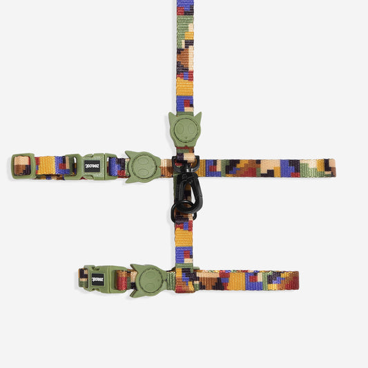 PIXEL CAT HARNESS + LEASH