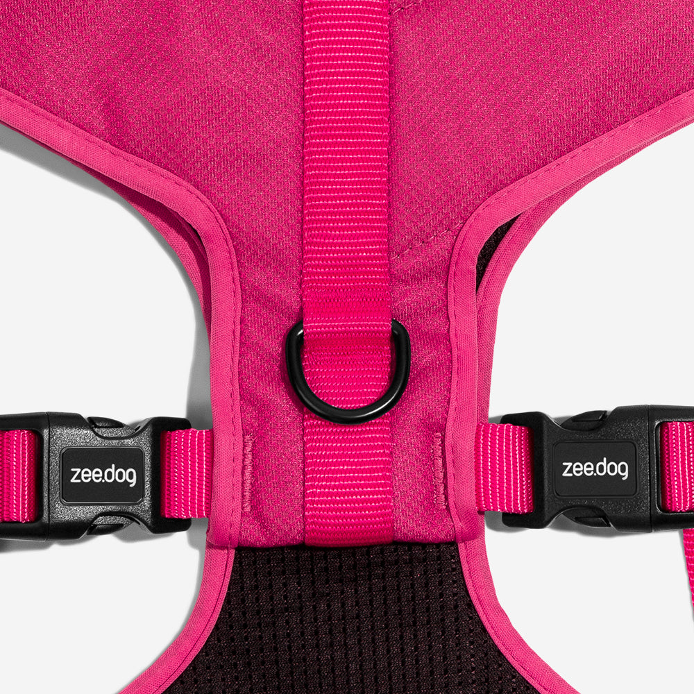 PINK LED ADJUSTABLE AIR MESH HARNESS