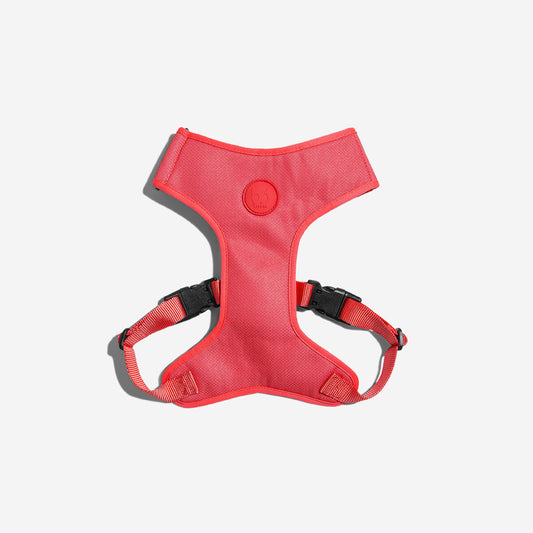 NEON CORAL ADJUSTABLE AIR MESH HARNESS