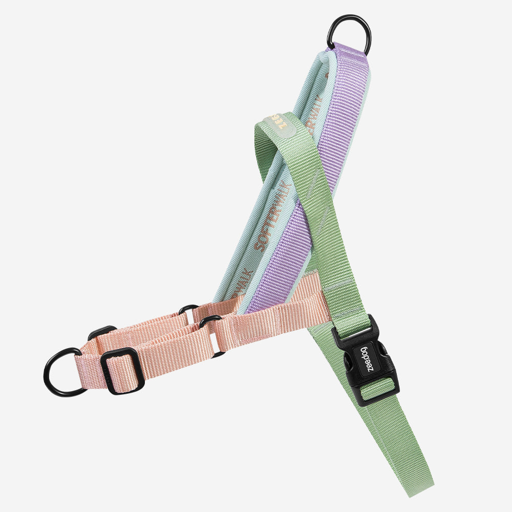 PEACH SOFTER WALK HARNESS
