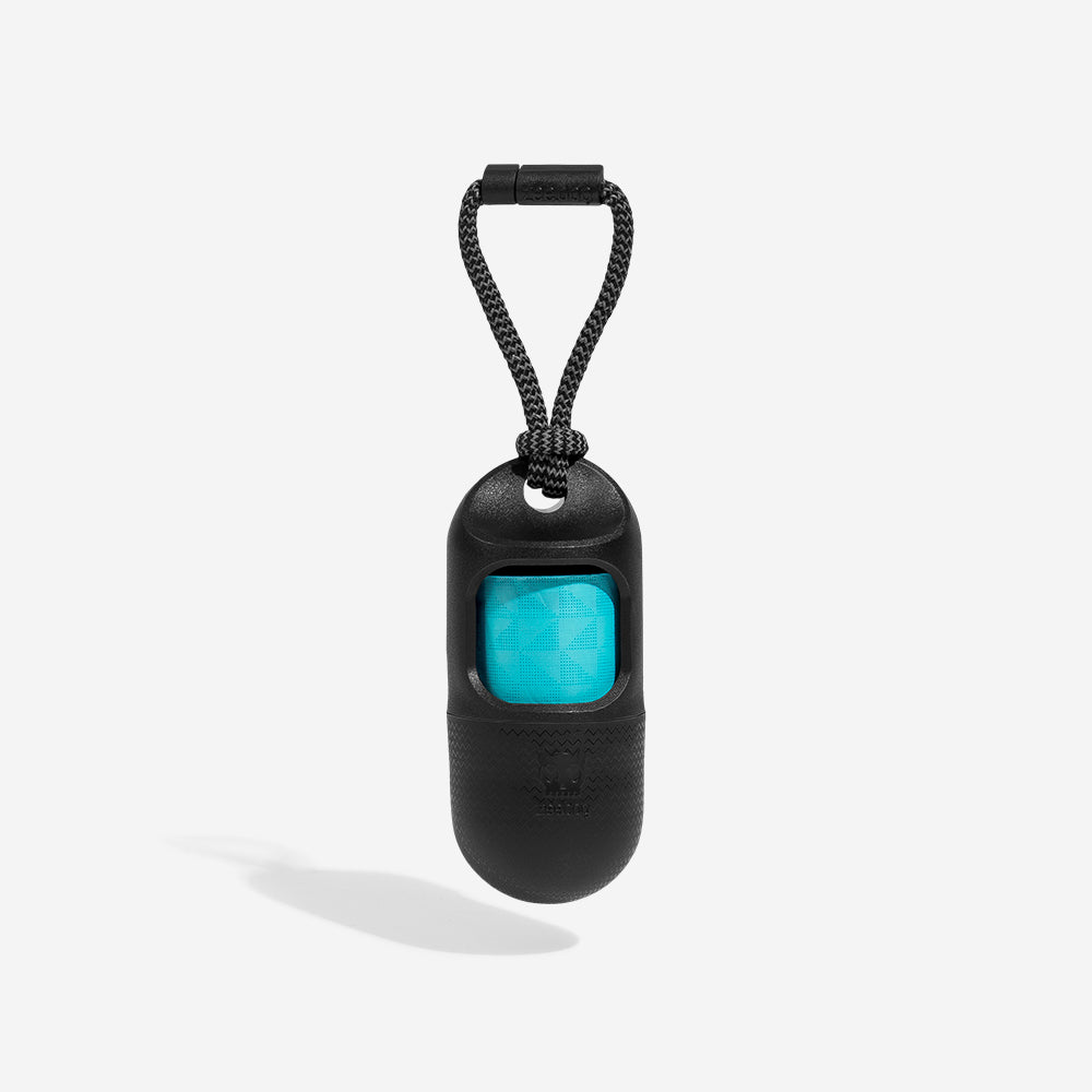 POOP BAG DISPENSER BLACK +1 ROLL