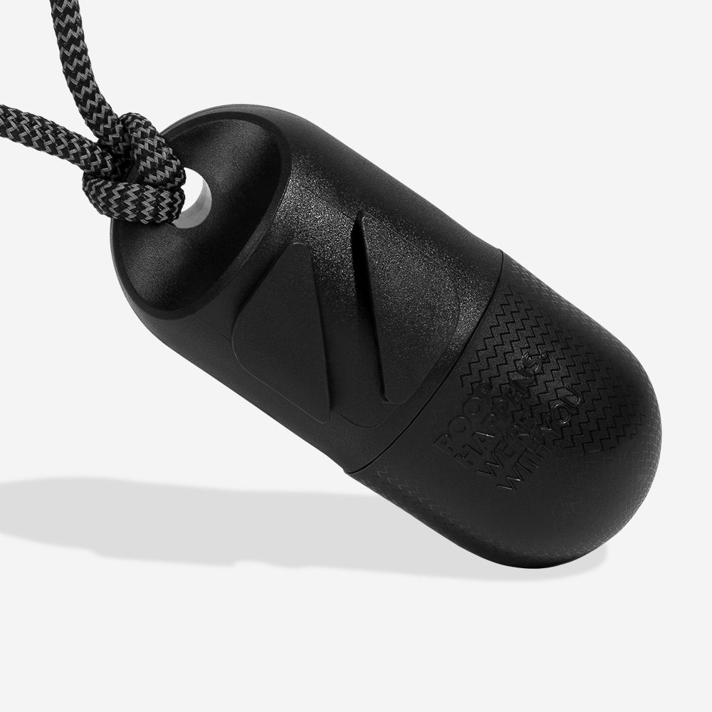 POOP BAG DISPENSER BLACK +1 ROLL
