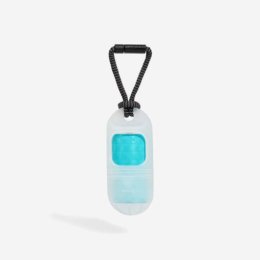 POOP BAG DISPENSER TRANSPARENT +1 ROLL