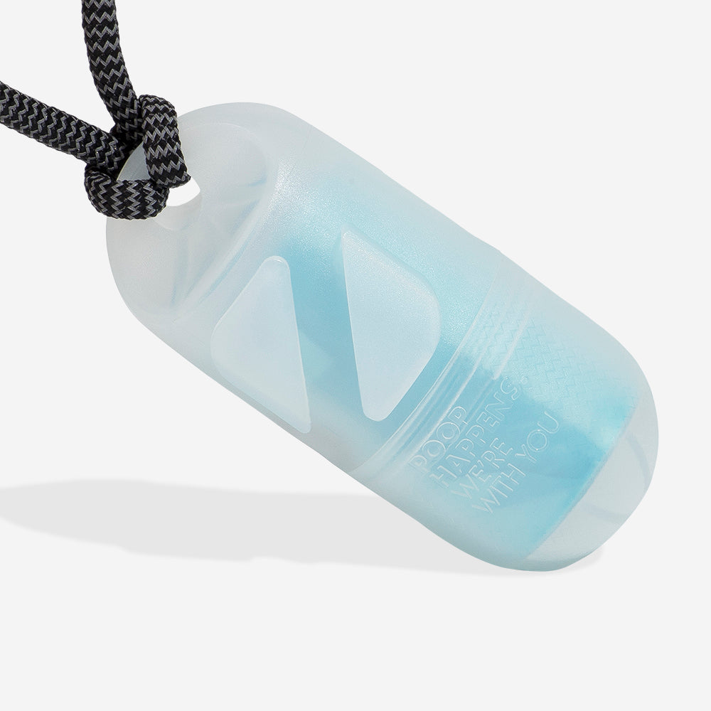 POOP BAG DISPENSER TRANSPARENT +1 ROLL