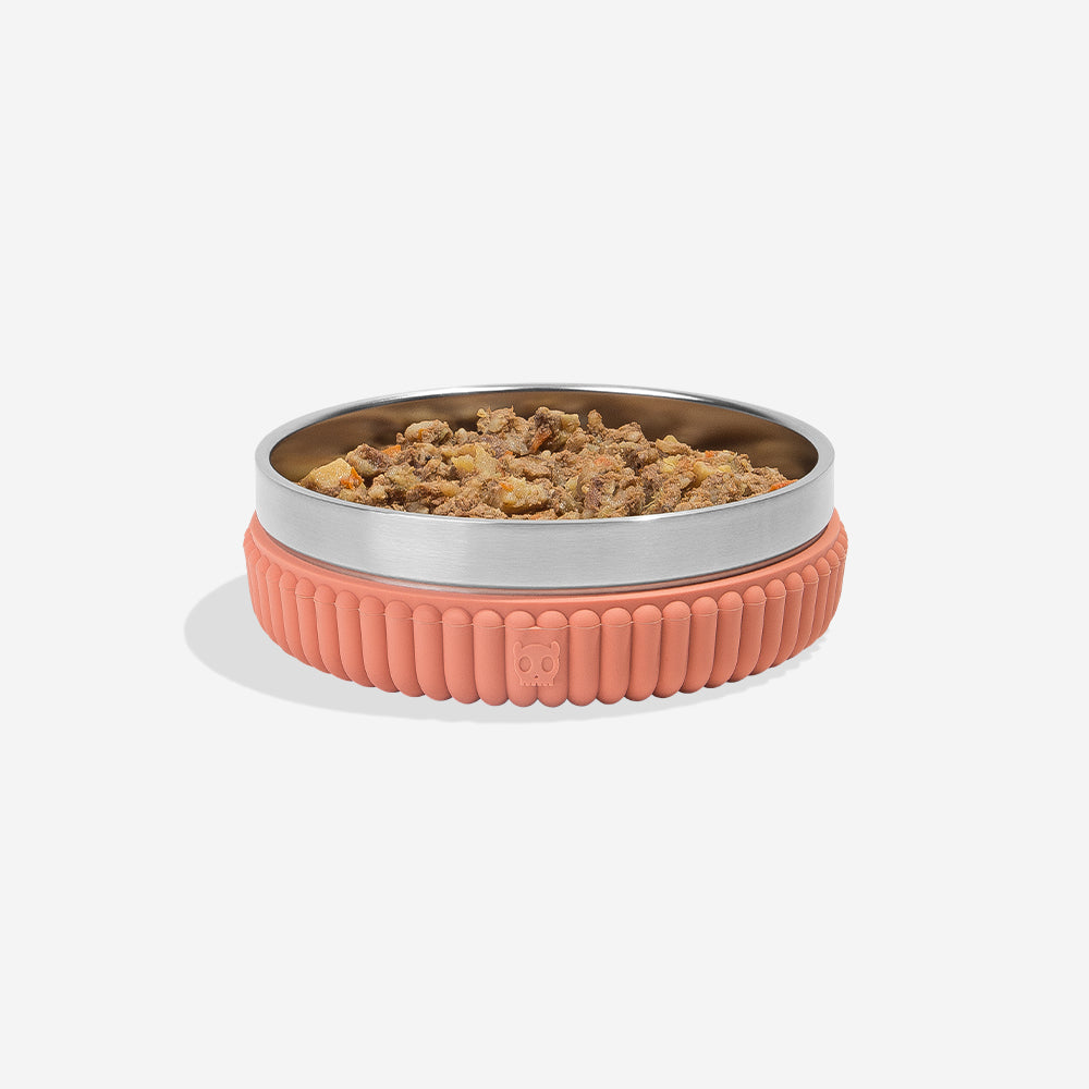 TUFF BOWL  STRIPES CLAY