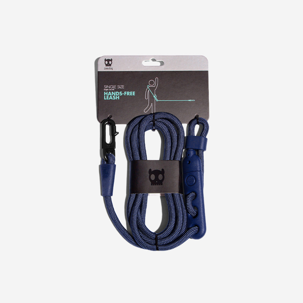 DEEP BLUE HANDSFREE LEASH