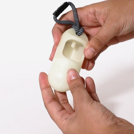 POOP BAG DISPENSER GLOW-IN-THE-DARK 2.0